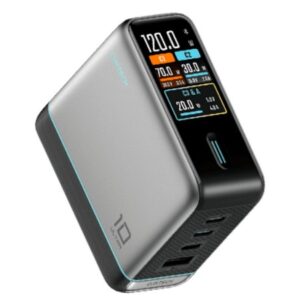 Cargador CUKTECH 10 Ultra GaN 120W | Pantalla LCD Táctil y App Inteligente